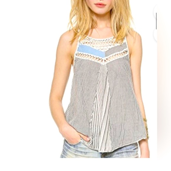 Free People Tops - NWT Free People Layered Multicolored Tank